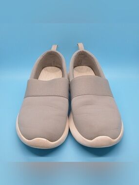 Crocs LiteRide Women’s 8 Gray White Slip-On Shoes